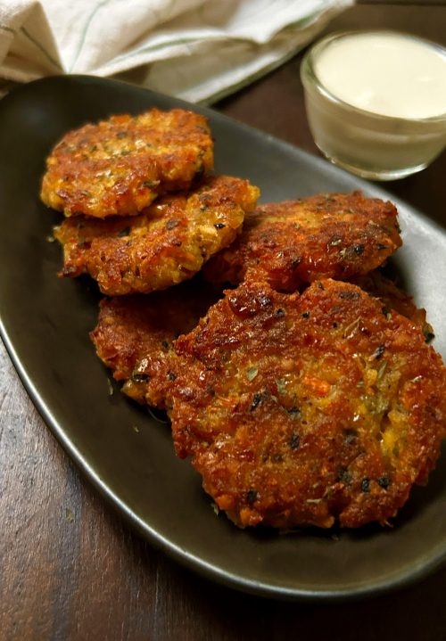 Chickpea and Corn Fritters